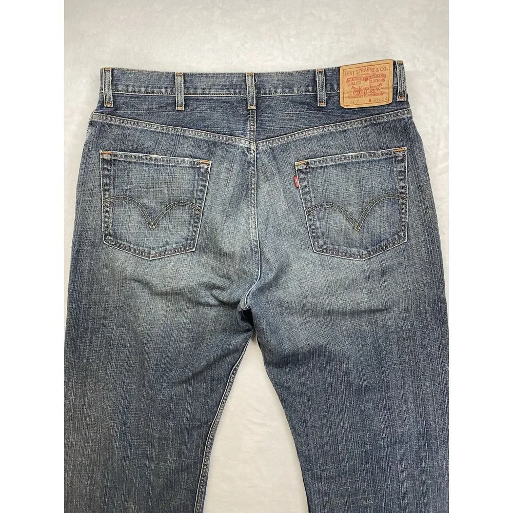 Levis 569‎ Jeans Mens 38x34 Loose Straight Pants Heavy Denim Baggy Relaxed Y2K